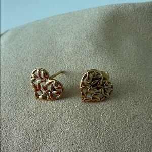 Tiffany & Co. Gold Heart Earrings